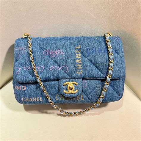 chanel 牛仔 布袋